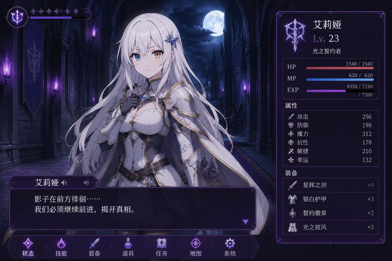 光与影的二重身 日式奇幻RPG 玩法截图 4